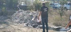 Buzău: Amenzi de aproape 100.000 de lei aplicate de Garda de Mediu pentru moloz îngropat